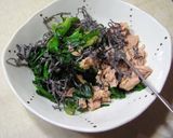 大絶賛 ほうれん草のツナ塩昆布ナムル作り方2写真