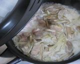 鶏肉とごぼうのミルクチーズ煮作り方7写真