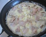 鶏肉とごぼうのミルクチーズ煮作り方8写真