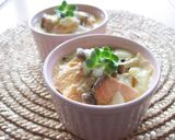 鮭と白菜の和風チーズココット作り方9写真