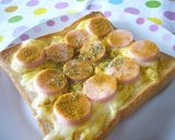 ✿魚ニソｄeカレーマヨチートースト✿作り方4写真