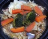 タジン鍋☆キャベツと豚肉の重ね蒸し作り方3写真