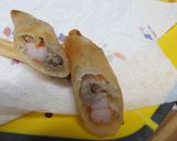 簡単★エビ入り春巻き作り方5写真
