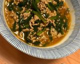 ひき肉ニラあんかけごはん作り方12写真