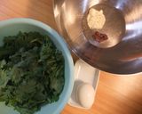 春菊と茹で卵のアンチョビサラダ作り方1写真