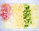 セロリとポテトのバジルソースサラダ作り方1写真