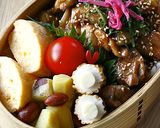 ■鶏ももと長ネギのオイスター照焼き丼■作り方7写真