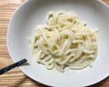 火を使わない 簡単⭐︎ たらバタうどん作り方5写真