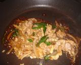 とろ～り　シメジとニラの豚丼作り方3写真