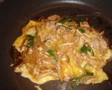 とろ～り　シメジとニラの豚丼作り方4写真