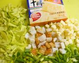 チーズとキャベツの落とし焼き作り方1写真