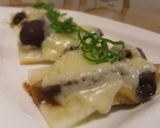 どて煮のチーズ焼きonもちカナッペ作り方9写真