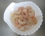 海老とレタスの青じそとろろサラダ作り方2写真