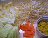 野菜たっぷり味噌ラーメン♪作り方1写真