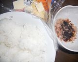 チーズ＆おかかin焼おにぎり♪作り方1写真