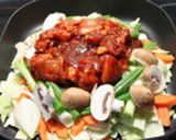 ダッカルビ(韓国の鶏肉鍋)☆作り方3写真