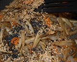 きんぴらごぼうのご飯作り方4写真