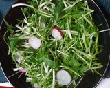 カレー味のイカをトッピングで温サラダ~☆作り方5写真