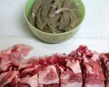 豚肉とれんこんのしぐれ煮風作り方1写真