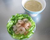 海老とレタスの青じそとろろサラダ作り方6写真