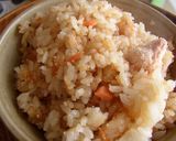 他人親子炊き込みご飯作り方3写真