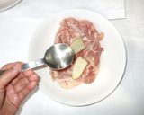 トマト鶏肉サラダ♪簡単大葉ドレッシング作り方2写真