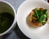 鮭とくるみ　焼きおにぎりのだし茶漬け作り方6写真