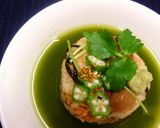 鮭とくるみ　焼きおにぎりのだし茶漬け作り方7写真