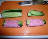 きゅうりのハム巻き作り方1写真
