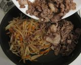 スタミナたっぷり牛ごぼう焼肉丼作り方6写真