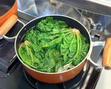 余りカレー変身！ほうれん草ドライカレー☆作り方4写真