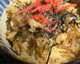 揚げ玉刻み海苔たまごかけごはん作り方2写真