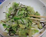 白菜と塩昆布で簡単サラダ作り方3写真