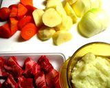 野菜がとろける★特製カレー＜圧力鍋＞作り方1写真
