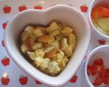 レンジで豆乳パンプディング～離乳食後期～作り方5写真
