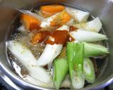 ねぎたっぷり 牛すね煮込み作り方3写真
