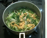 簡単！水菜と油揚げの煮物作り方4写真
