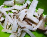 エリンギの　青じそ＋甜麺醤風味煮作り方1写真