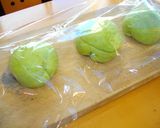 手ごねで米粉フワフワ抹茶あんぱん!作り方6写真