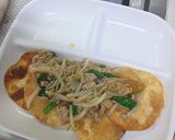 餃子の皮でもやしとニラのあんかけ作り方6写真