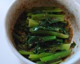 焼さけあらほぐし の 彩り ナムル作り方2写真