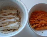 焼さけあらほぐし の 彩り ナムル作り方3写真