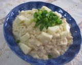 チーズ＆酒かす入り切干大根のくずし豆腐煮作り方4写真