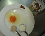 フレンチトースト 卵一つで二人分作り方1写真