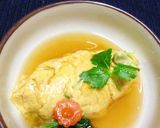 鮭と長芋のオムレツ　和風あんかけ作り方7写真