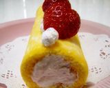* ルクエで簡単 ❤ 苺ロールケーキ♪作り方9写真
