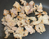 縮みほうれん草と豚肉の卵炒め作り方2写真