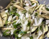 簡単！夏野菜で冷食ハンバーグを煮込んだ作り方1写真