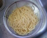 水菜とツナのベーコンパスタ作り方6写真