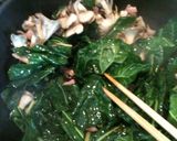 ケールとチーズのイタリアン風炒め作り方2写真